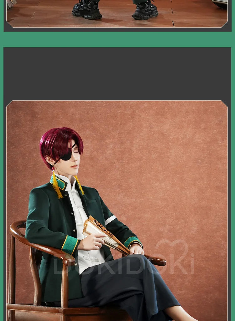 IN STOCK Haruka Sakura / Hayato Suou Cosplay Costume Anime Wind Breaker Cosplay DokiDoki-SR Men School Uniform Costume Suou Wig