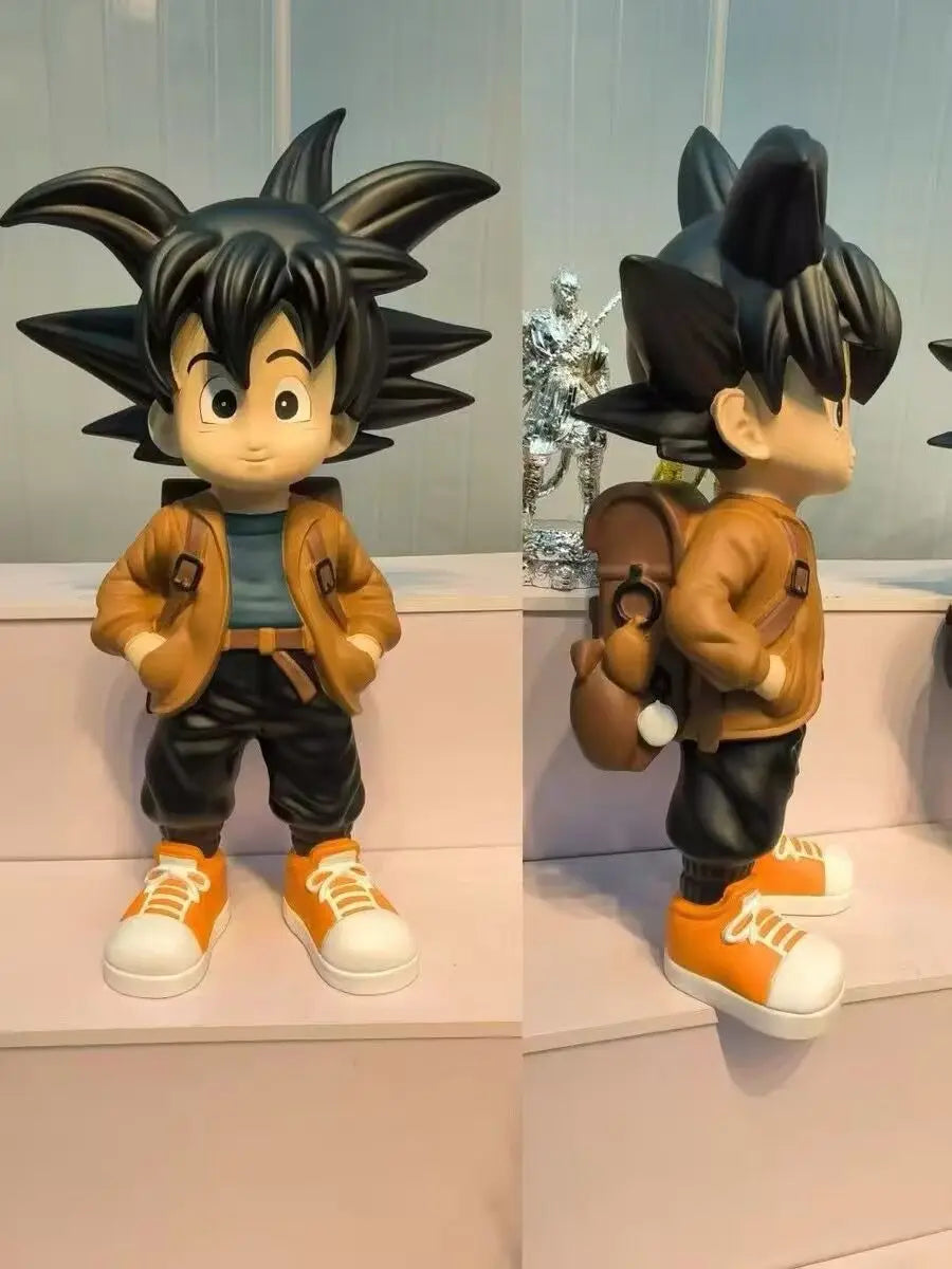 Dragon Ball Anime Figurine 80CM Action Figure Large Garage Kit Cartoon Wukong GK Resin Model Children's Toys Collection Gift