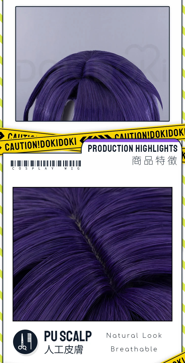 IN STOCK Dr. Ratio Wig Game Honkai: Star Rail Cosplay Wig DokiDoki Men 35 Short Hair Dr. Ratio Cosplay Headdress Rings Free Cap