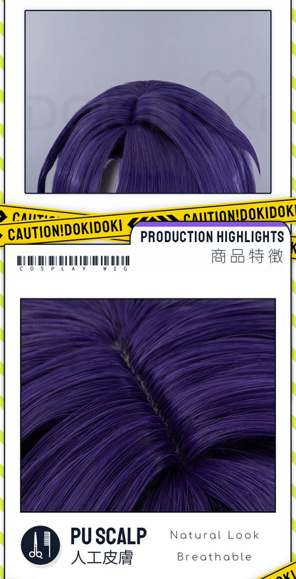 IN STOCK Dr. Ratio Wig Game Honkai: Star Rail Cosplay Wig DokiDoki Men 35 Short Hair Dr. Ratio Cosplay Headdress Rings Free Cap