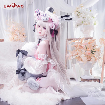 IN STOCK UWOWO HalfordD Cosplay Game Azurr Lanee Halfordd Bunny Cosplay Costume Sexy Costume Halloween Costume