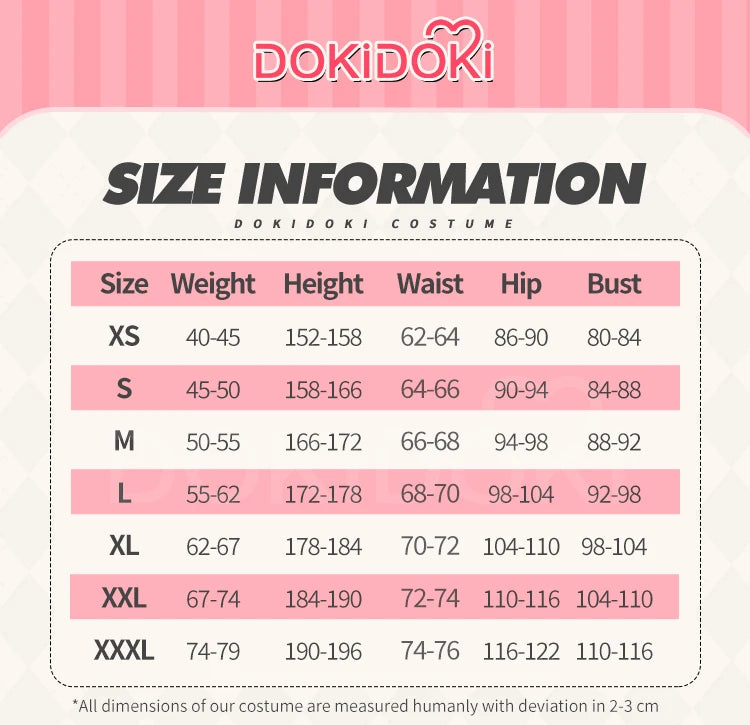 【Last Batch】IN STOCK Rumii Zoeyy Miraa Cosplay Costume【XS-3XL】DokiDoki-N Women Costume Wig Family Rumii Cosplay Plus Size