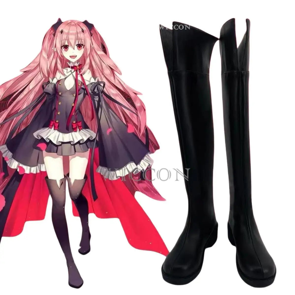 Seraph Of The End Krul Tepes Cosplay Costume Set Polyester