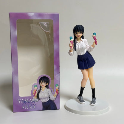 In Stock 19cm The Dangers in My Hearts Anna Yamada Action Figure 19cm My Inner Dangerous ThoughtsAnime Girl Figure Doll Toy Gift