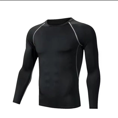 5 Fruit/Set Men’s Compression Sports Suits Gym Running Jogging Tight Training Pants - black / 4XL