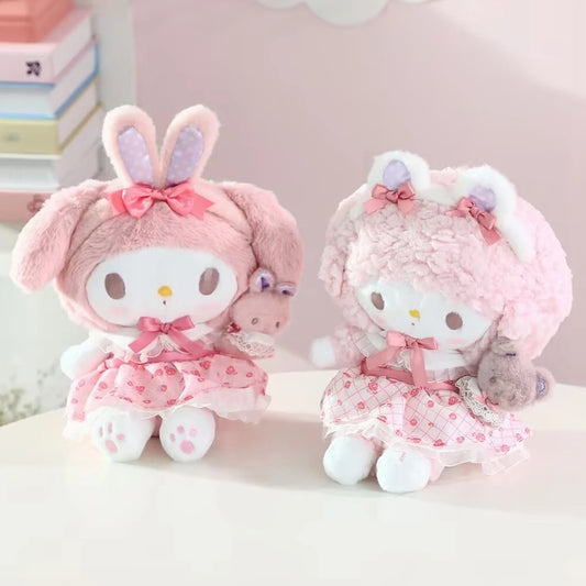 Cartoon My Melody Plushies With Tag Cute My Sweet Piano Plush Toy Lovely Stuffed Anime Home Decor Birthday Gifts Girl
