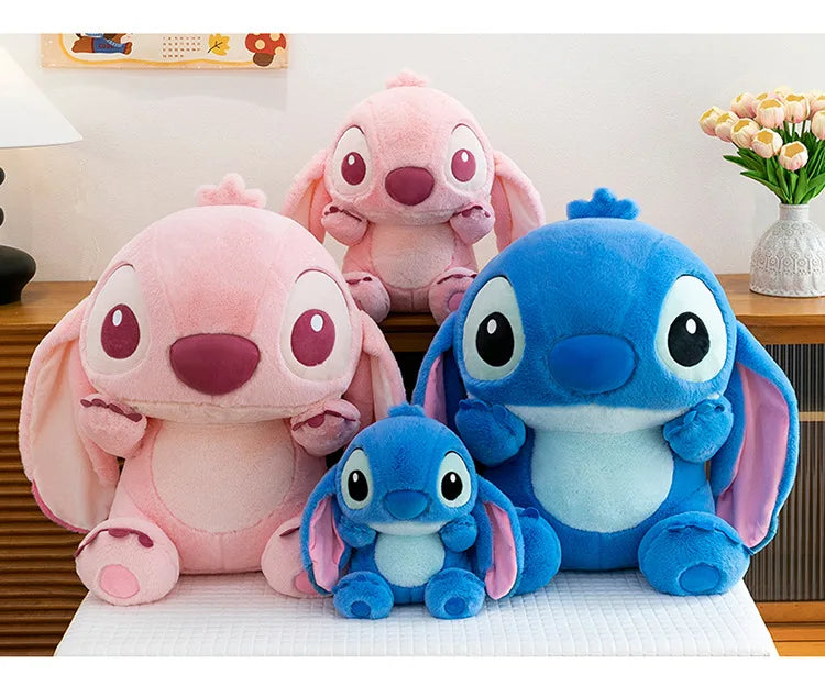 30/40/60cm Big Size Stitch Disney Anime Plush Stuffed Doll Kawaii Room Decoration Plushies Pillow Ornaments Holiday Gifts