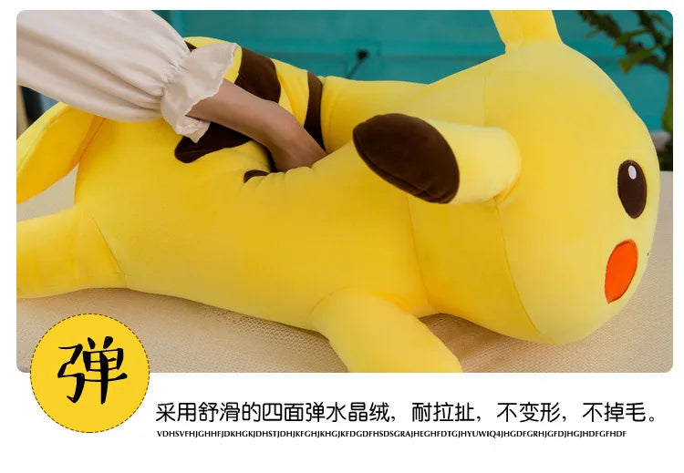 50/70/85cm Big Size Pokemon Pikachu Anime Plush Stuffed Doll Room Decoration Plushies Pillow Peluche Ornaments Children's Gifts