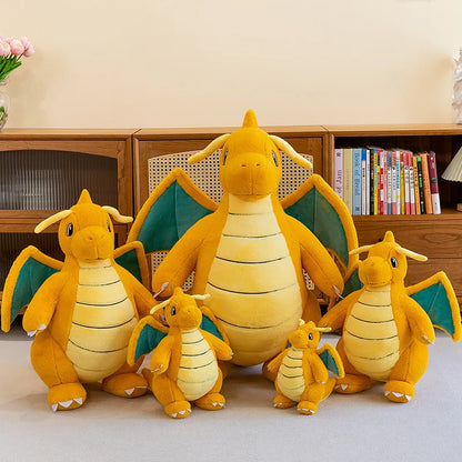 Pokemon Dragonite Plush Toy  Large Size Rabbit Plush 45/60/80cm Pokémon Plushie Animal Soft Stuffed Kawaii Toy Gift for Children