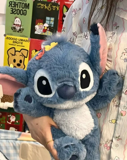 30-55cm Disney Stitch Plush Stuffed Toys Anime Cute Cartoon stand Stich Plushies Dolls Kawaii Pillow Stuffed Kid Birthday Gifts
