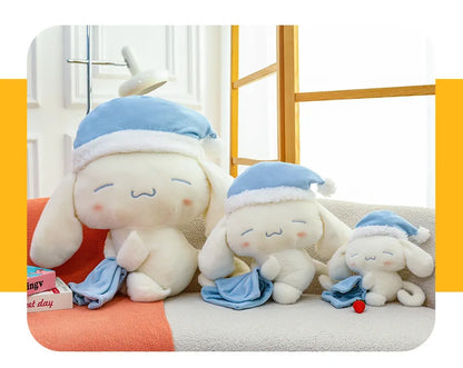 50CM Sanrio Sleeping Cartoon Anime Cinnamoroll Plushies Stuffed Animal Home Decoration Peluche Sleeping Pillow Holiday Gifts