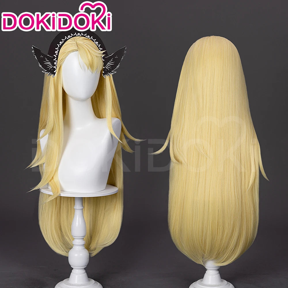 IN STOCK Marcille Donato Wig Anime Delicious in Dungeon Cosplay Wig DokiDoki Women Yellow Long Hair Heat Resistant Free Wig Cap