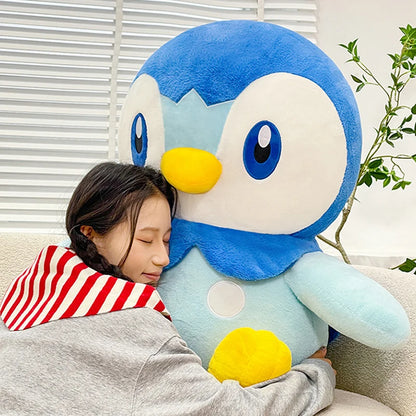 30/80cm Piplup Pokemon Large Plush Toys Anime Doll Cute Giant Pokémon Penguin Cartoon Stuffed Plushie Pillow Gift for Kid Xmas