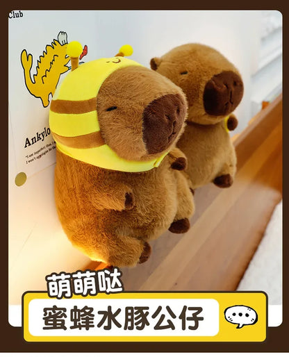 50cm Capybara Plush Simulation Capibara Anime Fluffty Toy Cute Doll Stuffed Animals Soft Doll Plush  Children's Birthday Gifts