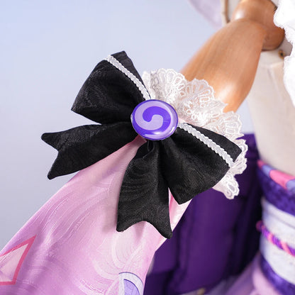 iCoser Genshin Impact Yumemizuki Mizuki Cosplay Costume Wig Dress Headwear Tail Natlan Halloween Party for Women Girls Cos Props
