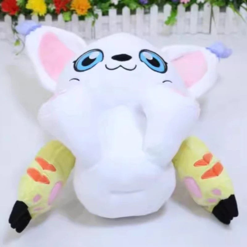 50CM Big Size Tailmon Plushies cartoon anime peluche Kawaii ornament Comfortable soft doll Children's peluche Toy Gifts