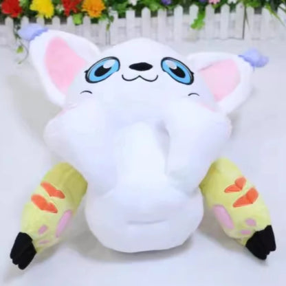 50CM Big Size Tailmon Plushies cartoon anime peluche Kawaii ornament Comfortable soft doll Children's peluche Toy Gifts