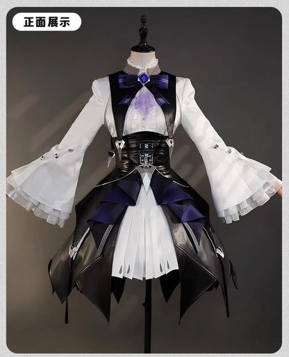 iCoser Zenless Zone Zero Vivian Cosplay Costume Dress Uniform Headwear Mockingbird Metal Props Halloween Party Women Carnival