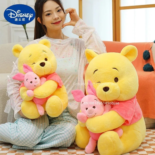 35/45/60cm Big Size Disney Winnie Anime Plush Stuffed Doll Room Decor Plushies Pillows Kawaii Ornaments Children's Holiday Gifts