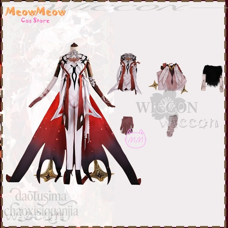 Genshin Impact Asmoday Adult Jumpsuit Polyester Costume - suit / XXXL