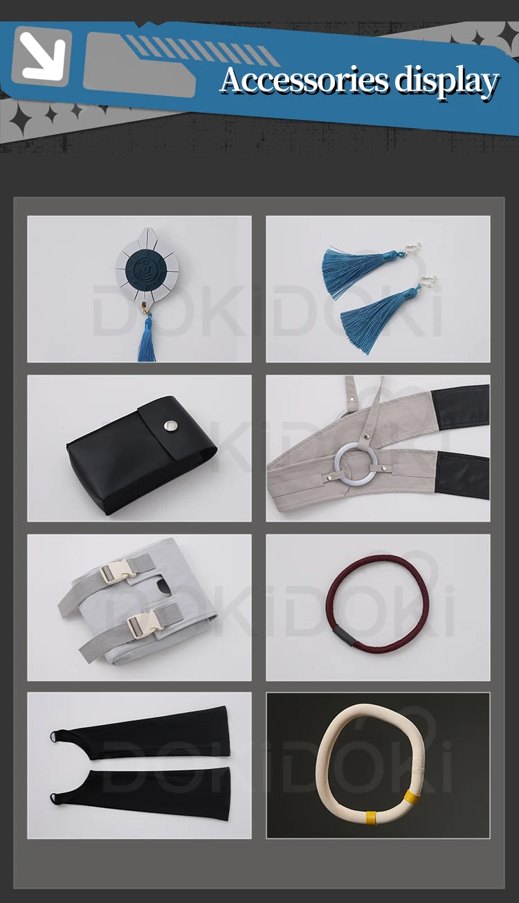 IN STOCK Zanka Cosplay Costume Anime Gachiakuta【XS-3XL】DokiDoki-R Zanka Nijiku Wig Suit Men Cosplay Plus Size