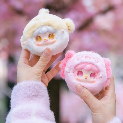Yooki V6 Ocean Baby Series Vinyl Plush Blind Box Girl Bag Pendant Kawaii Figurine Fashion Decoration Gift - Random 2PCS