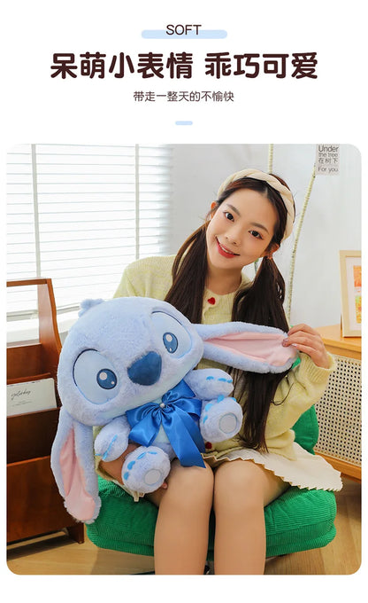 20/30/40CM Big Size Stitch Disney Anime Plush Stuffed Doll Kawaii Room Decor Plush Pillow Children's Holiday Gifts