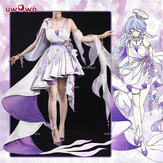PRE SALE UWOWO Robin Cosplay Game Honkai Star Rail Fanart Robin Wisteria Gown Cosplay Costume Halloween Costume