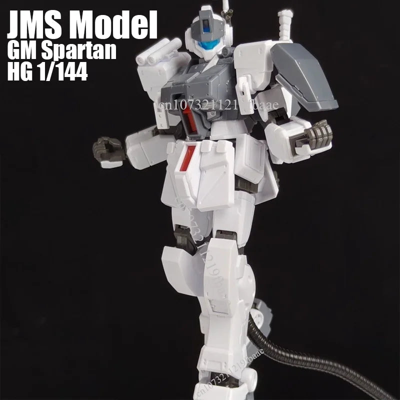 In Stock JMS Model GM Spartan HG 1/144 Assembly Model Kit RGM-79S Toys Snowfield Color Frigid Zone Action Figure Robot Kid Gifts