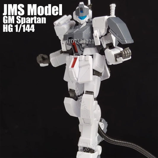 In Stock JMS Model GM Spartan HG 1/144 Assembly Model Kit RGM-79S Toys Snowfield Color Frigid Zone Action Figure Robot Kid Gifts