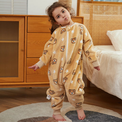 Baby Pajamas Newborn Boy Girl 6 to 9 12 18 24 Months Winter Pijamas One Pieced Warm Infantil Pijama Toddler Kids Blanket Sleeper