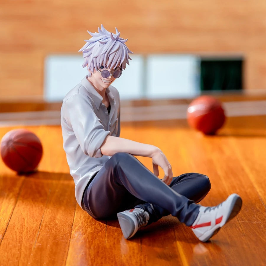 11cm Jujutsu Kaisen Anime Figure Sitting Gojou Satoru Action Figure Handsome Geto Suguru Figurine PVC Collection Model Doll Toys