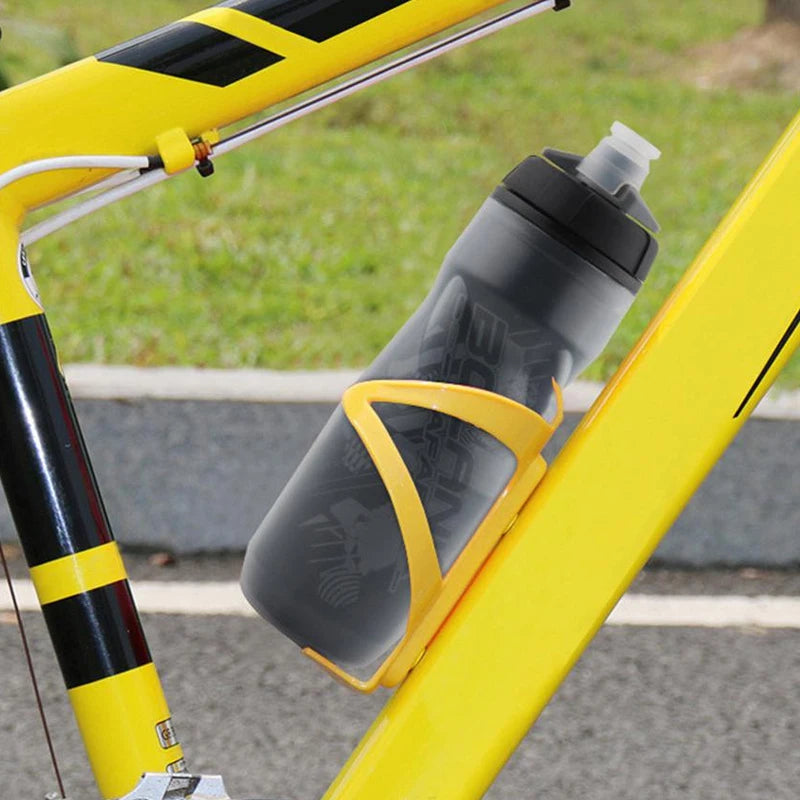 Bolany 600ml Mountain Cycling Water Bottle PP5 Double-Layer Insulated Leak-Proof Outdoor Sports Cup