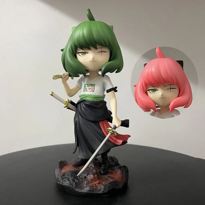18.5cm Anime ONE PIECE Roronoa Zoro PVC Action Figure Model Statue Collection Toy Gift