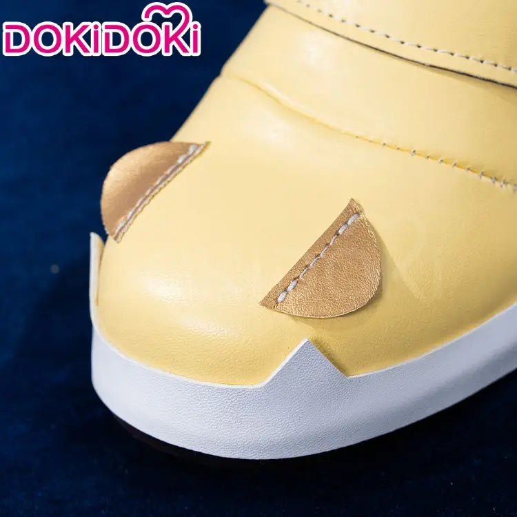 Sandrone Nefer Ineffa Aino Cosplay Shoes Game Genshin Impact DokiDoki Women Boots Aino Yellow Slippers Ineffa Cosplay Shoes