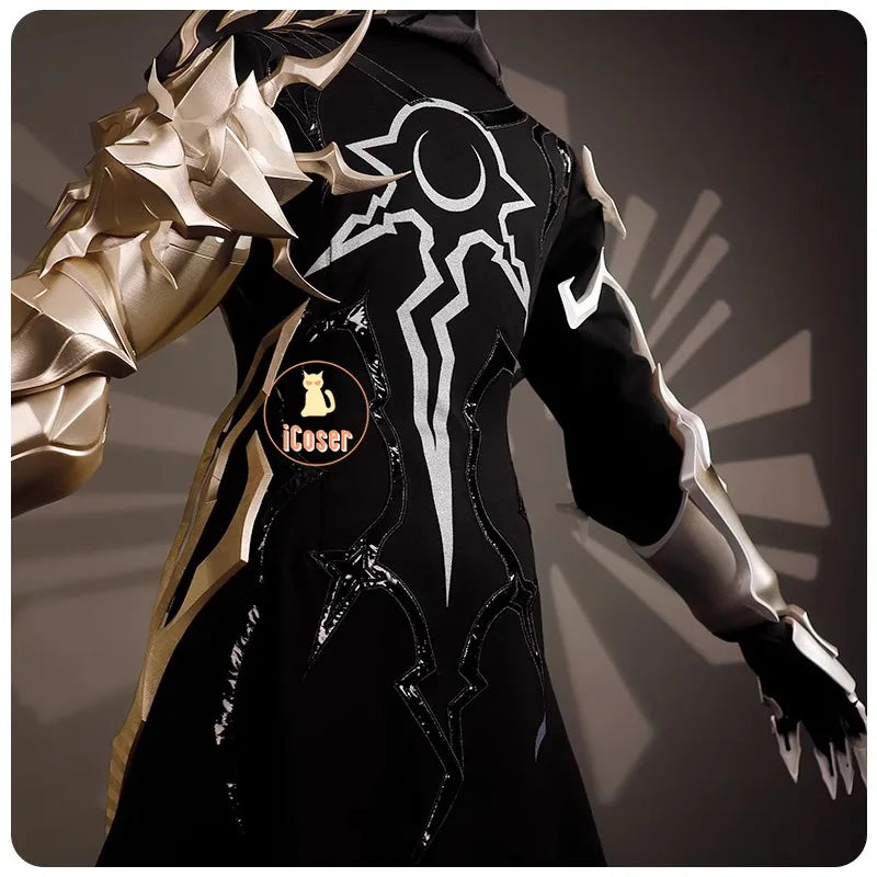 iCoser Honkai Star Rail Flame Reaver Cosplay Costume Uniform Cloak Ember Raider Mask Festival Halloween Party for Women Girls