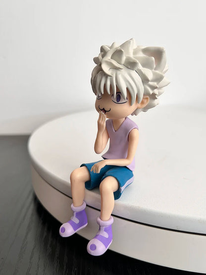 Hunter×Hunter Anime Figure Peripheral Decoration Cute Cat Face Strange Gk Hand Made Instant Noodles  Decoration Christmas Gift