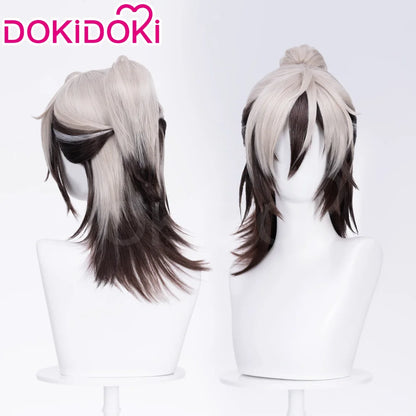 IN STOCK Rei Wig Game Nu: Carnival DokiDoki Men Long Hair Rei Cosplay High Heat Resistant Hair Free Wig Cap