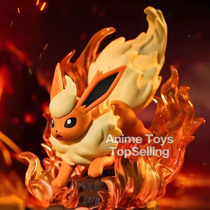 9cm Anime Pokemen Figure Flareonn Action Figures Pvc Collection Model Toys for Children Gifts