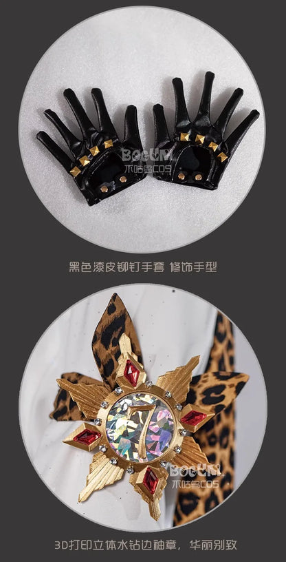 Identity V Prospector Cosplay Costume Wig Norton Campbell Uniform Hat Glasses Gambler in The Spotlight Halloween Women Men Props