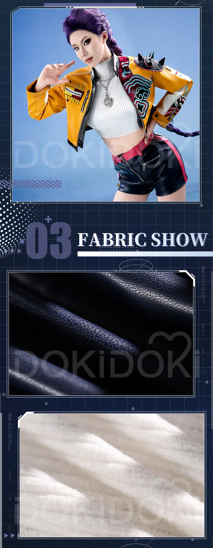 【Last Batch】IN STOCK Rumii Zoeyy Miraa Cosplay Costume【XS-3XL】DokiDoki-R Women Yellow Suit Rumii Miraa Costume Plus Size