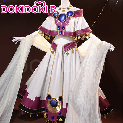 Kinomoto Sakura Cosplay Costume Anime Card Captor Sakura DokiDoki-R Women White Dress Sakura Cosplay Costume Halloween