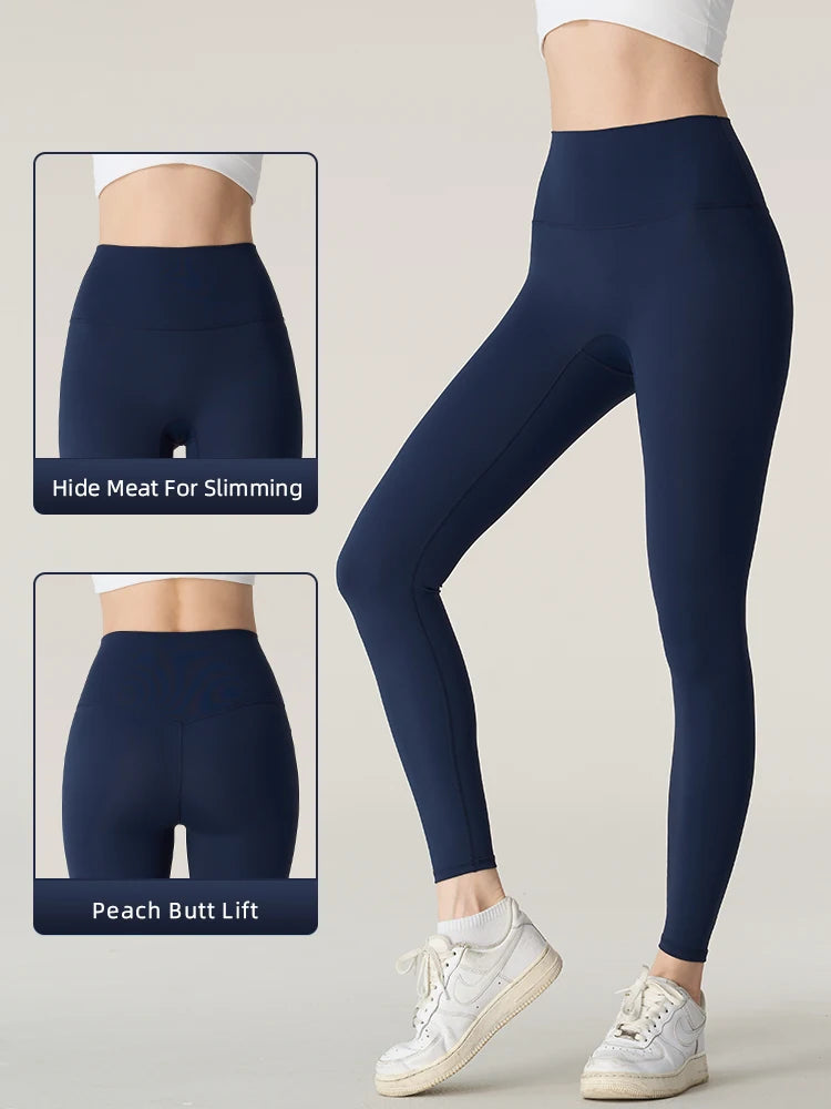 Summer Hot Sale Women’s High Waisted Hip Lifting Breathable Yoga Leggings for Running Cycling Fitness