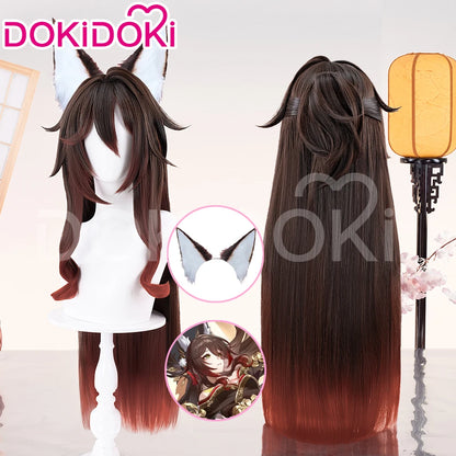 IN STOCK Fugue/Tingyun Wig Game Honkai: Star Rail Cosplay DokiDoki Wig Women Ting Yun Hair Heat Resistant Synthetic Free Wig Cap