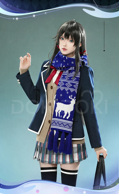 IN STOCK Yukinoshita Yukino Cosplay Costume My Teen Romantic Comedy SNAFU TOO! DokiDoki-SR Women School Uniform Yukino Scarf