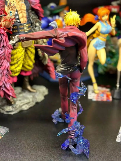 24cm One Piece Sanji Anime Figure Fashion Show Sanji Figurine Pvc Model Statue Doll Decoration Collection Ornaments Toys Gift
