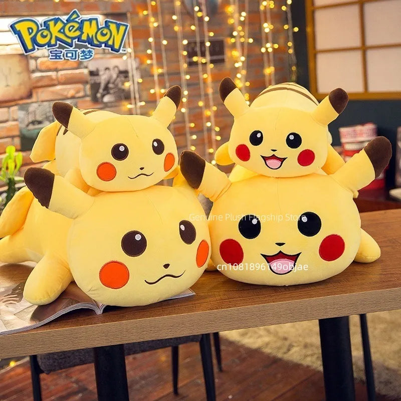 50/70/85cm Big Size Pokemon Pikachu Anime Plush Stuffed Doll Room Decoration Plushies Pillow Peluche Ornaments Children's Gifts