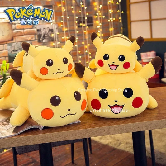 50/70/85cm Big Size Pokemon Pikachu Anime Plush Stuffed Doll Room Decoration Plushies Pillow Peluche Ornaments Children's Gifts