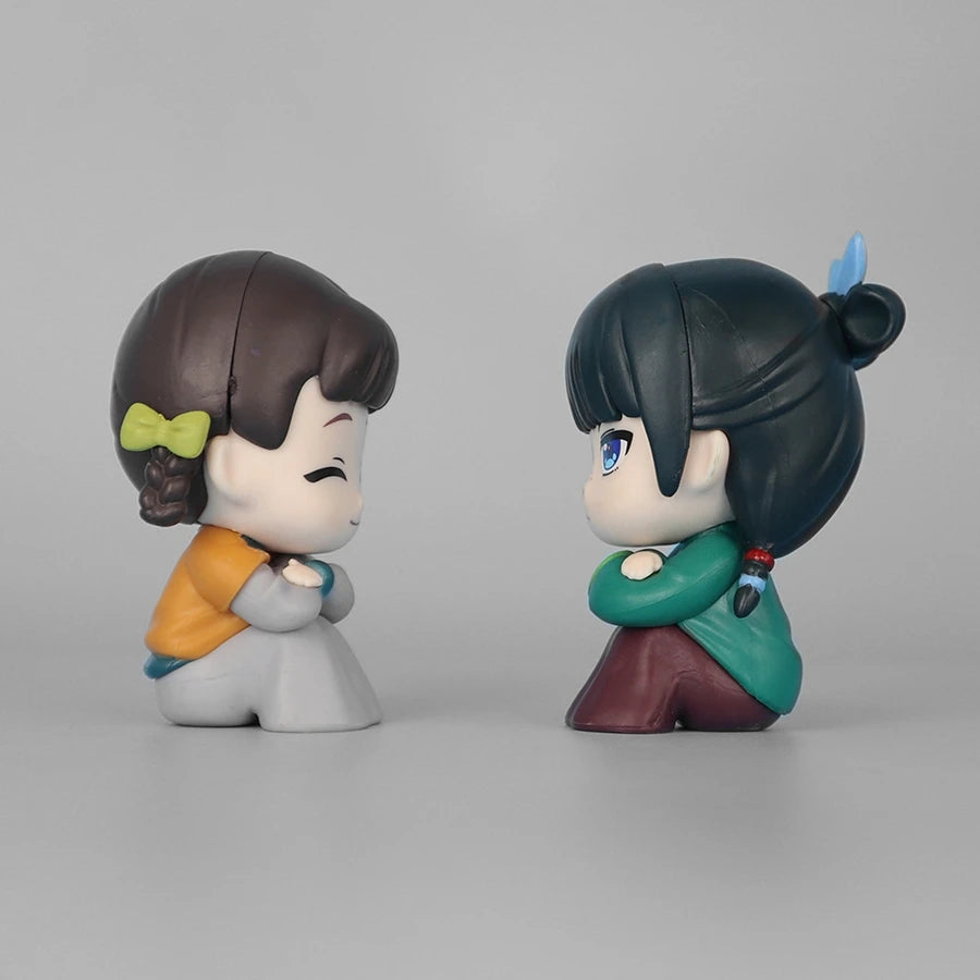 1/5PCS 9cm Kusuriya no Hitorigoto Anime Figure Q Version Maomao Action Figure Kawaii Jinshi Figurine PVC Collection Model Toys