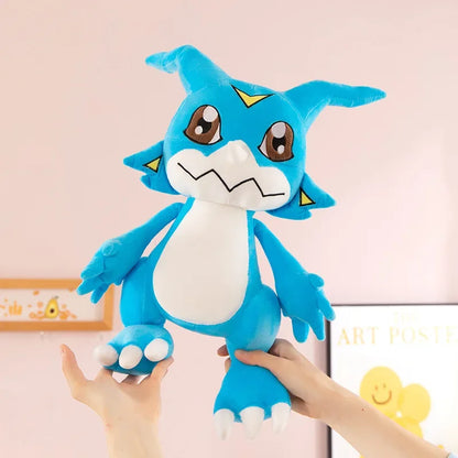 Original Digimon Large Size 75cm Dilu Station Bada Doll Cute Agumon Stuffed Animal Doll  Room Decorations Children Birthday Gift